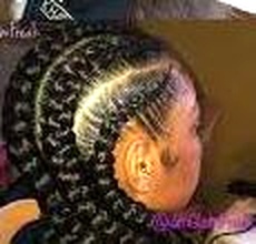 After glam – styled hair and makeup